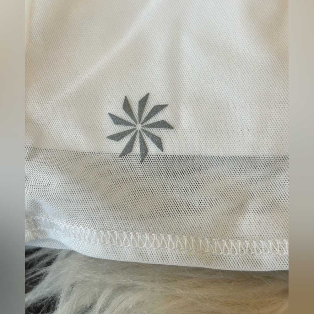 ATHLETA ‘Upbeat’ Mesh Overlay Tennis Skirt Skort - Picture 6 of 15